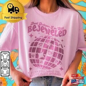 T4ylor Swift Music Shirt  Y2K   Eras Tour  Album Bejeweled Collegiate Tee